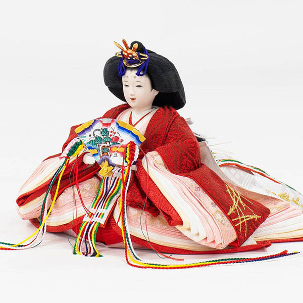 吉徳　 雛人形　正絹 京十二番親王 収納箱飾り 江都みやび 御雛　詳細画像