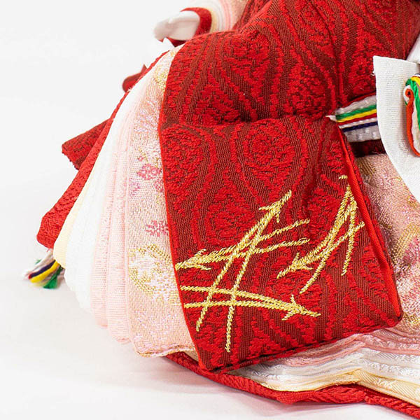 吉徳　 雛人形　正絹 京十二番親王 収納箱飾り 江都みやび 御雛　詳細画像