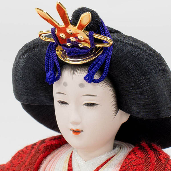 吉徳　 雛人形　正絹 京十二番親王 収納箱飾り 江都みやび 御雛　詳細画像