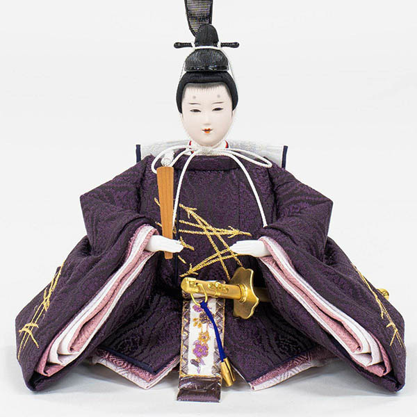 吉徳　 雛人形　正絹 京十二番親王 収納箱飾り 江都みやび 御雛　詳細画像