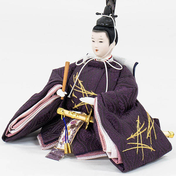 吉徳　 雛人形　正絹 京十二番親王 収納箱飾り 江都みやび 御雛　詳細画像