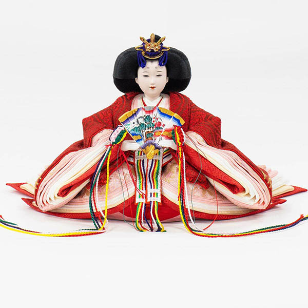 吉徳　 雛人形　正絹 京十二番親王 収納箱飾り 江都みやび 御雛　詳細画像