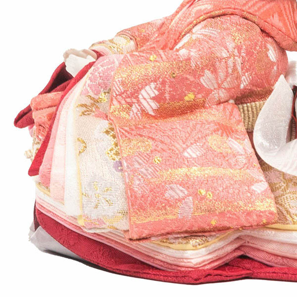 吉徳　 雛人形　柳親王 白木調 木目 収納箱飾り 　詳細画像