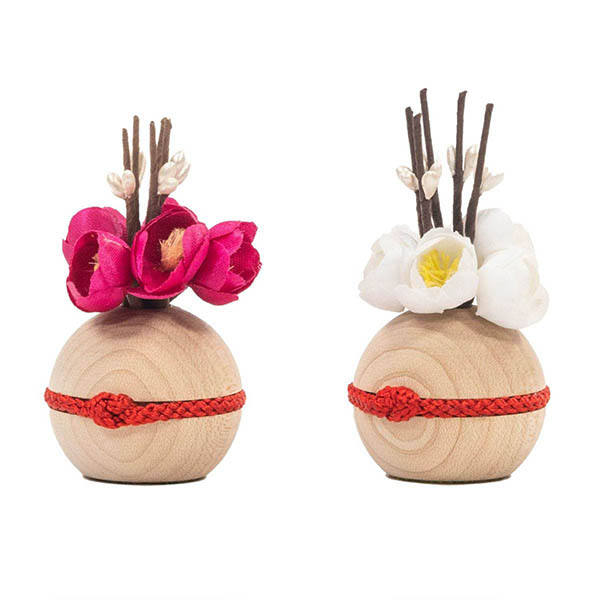 吉徳　 雛人形　柳親王 白木調 木目 収納箱飾り 　詳細画像