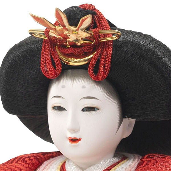 吉徳　 雛人形　柳親王 白木調 木目 収納箱飾り 　詳細画像