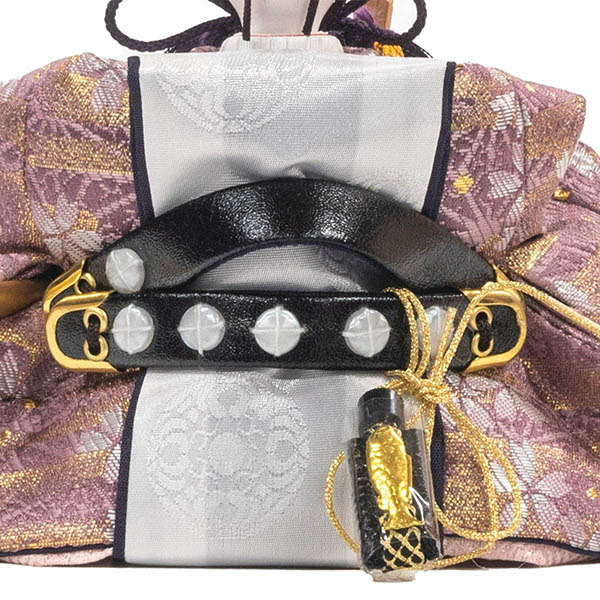 吉徳　 雛人形　柳親王 白木調 木目 収納箱飾り 　詳細画像