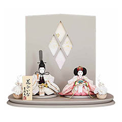 雛人形: 豆親王飾り 花ひいな 【483H50362】