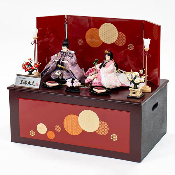 吉徳　 雛人形　芥子親王 収納箱飾り　詳細画像