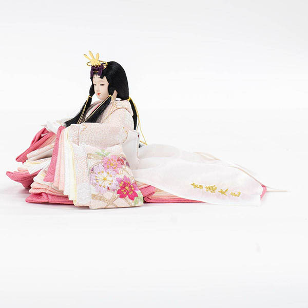 吉徳　 雛人形　芥子親王 うららか LEDライト付き屏風　詳細画像