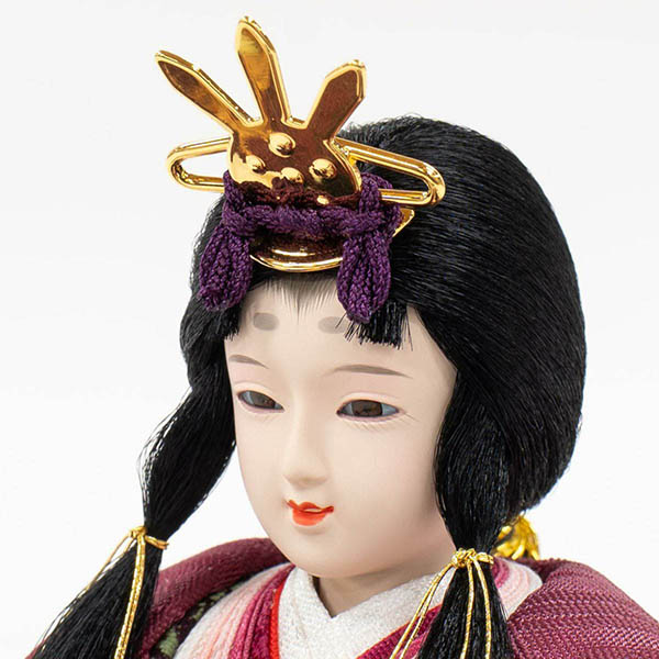 吉徳　 雛人形　芥子親王 うららか LEDライト付き屏風　詳細画像