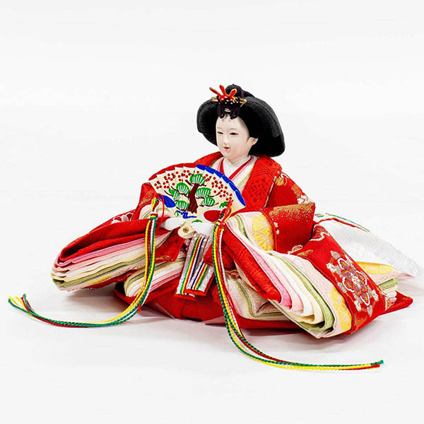 吉徳　 雛人形　小三五親王 収納箱飾り 春窓雛　詳細画像