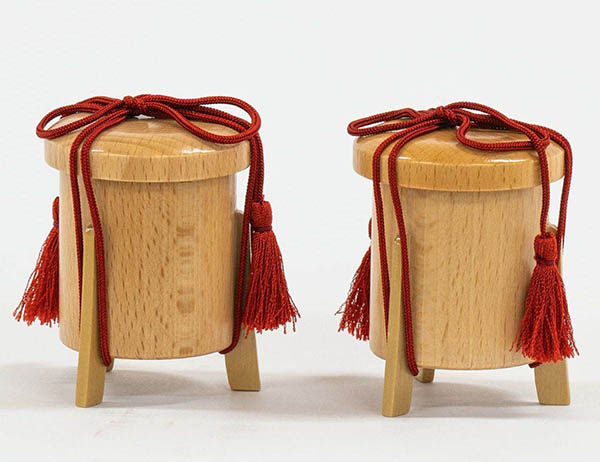 吉徳　 雛人形　小三五親王 収納箱飾り 春窓雛　詳細画像