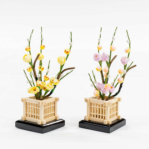 吉徳　 雛人形　小三五親王 収納箱飾り 春窓雛　詳細画像