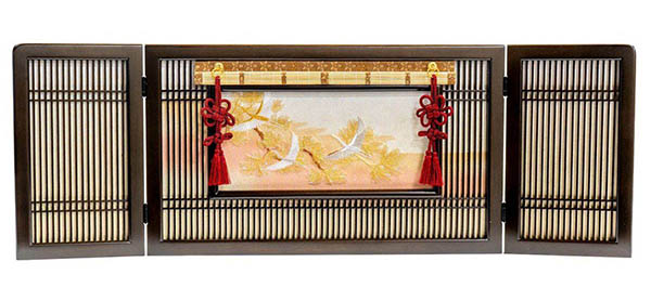 吉徳　 雛人形　小三五親王 収納箱飾り 春窓雛　詳細画像