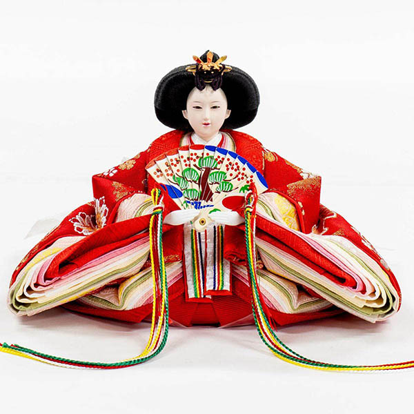吉徳　 雛人形　小三五親王 収納箱飾り 春窓雛　詳細画像