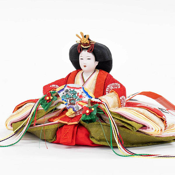 吉徳　 雛人形　樋泉円作 正絹 京十二番親王 御雛　詳細画像