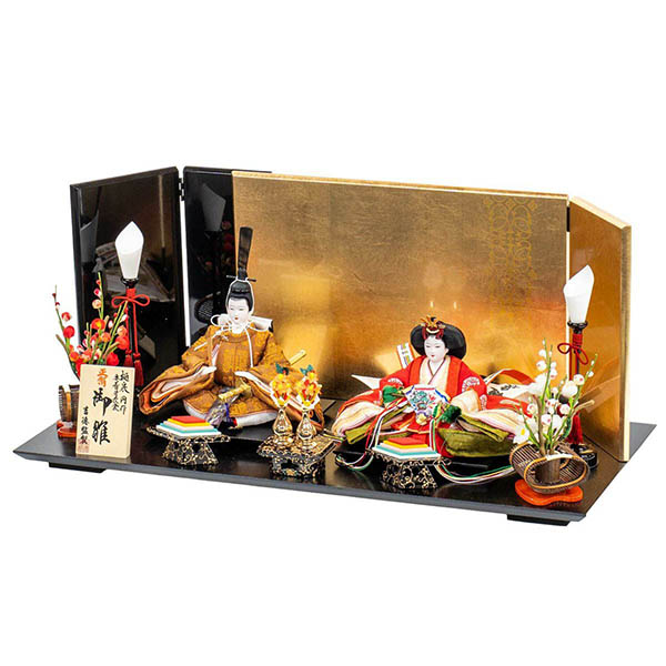 吉徳　 雛人形　樋泉円作 正絹 京十二番親王 御雛　詳細画像