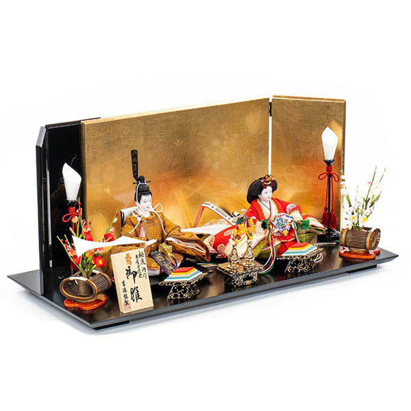 吉徳　 雛人形　樋泉円作 正絹 京十二番親王 御雛　詳細画像