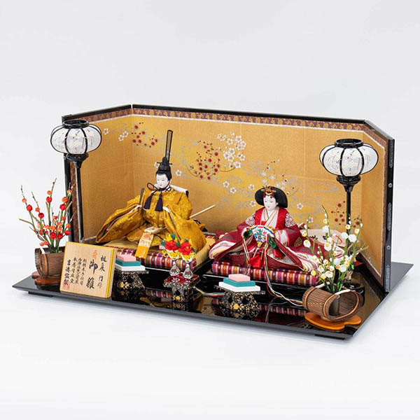 吉徳　 雛人形　樋泉円作 正絹 京十番親王 御雛　詳細画像