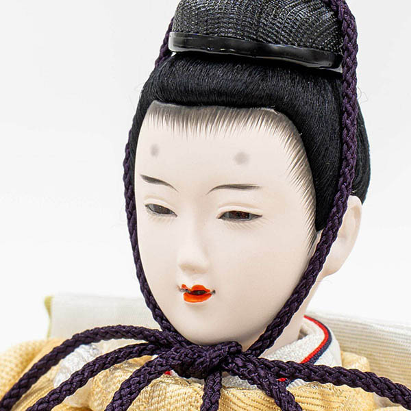 吉徳　 雛人形　正絹 京十一番親王 白木調 木目 収納箱飾り 江都みやび 御雛　詳細画像