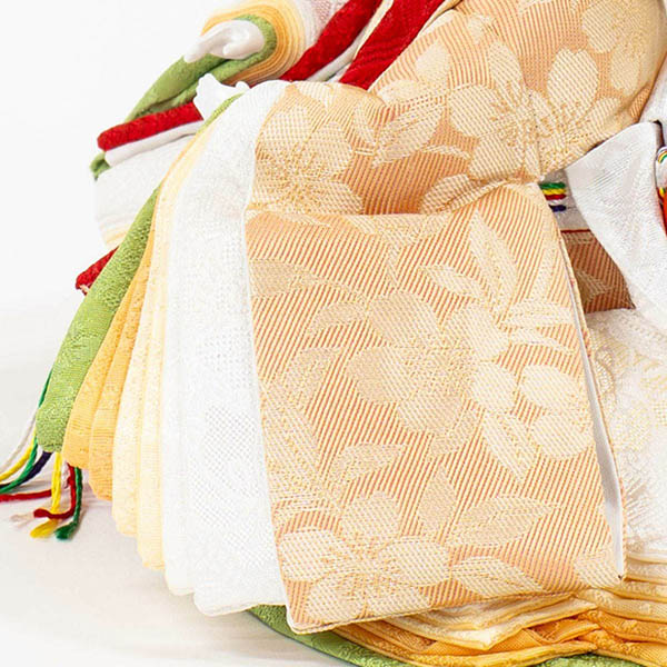 吉徳　 雛人形　正絹 京十一番親王 白木調 木目 収納箱飾り 江都みやび 御雛　詳細画像