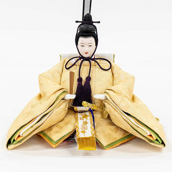 吉徳　 雛人形　正絹 京十一番親王 白木調 木目 収納箱飾り 江都みやび 御雛　詳細画像