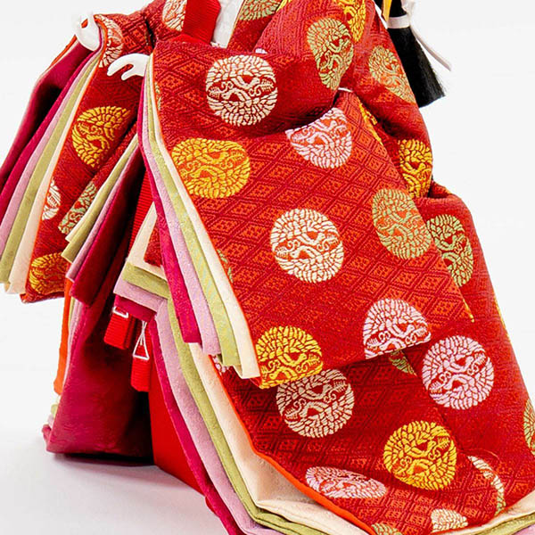 吉徳　 雛人形　京七番親王 大三五官女 五人飾り 御雛　詳細画像