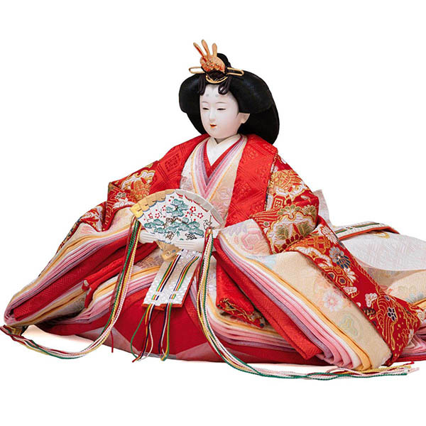 吉徳　 雛人形　京七番親王 大三五官女 五人飾り 御雛　詳細画像