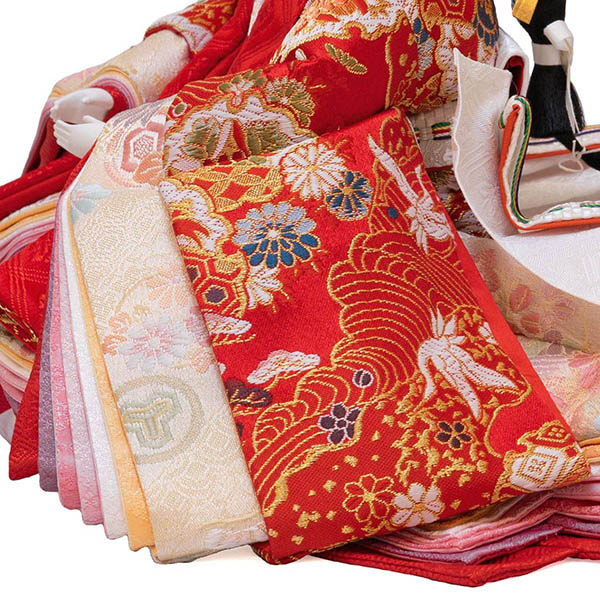 吉徳　 雛人形　京七番親王 大三五官女 五人飾り 御雛　詳細画像