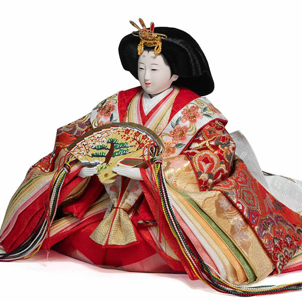 吉徳　 雛人形　十番親王 三五官女 五人飾り 御雛　詳細画像