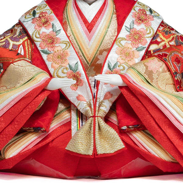 吉徳　 雛人形　十番親王 三五官女 五人飾り 御雛　詳細画像