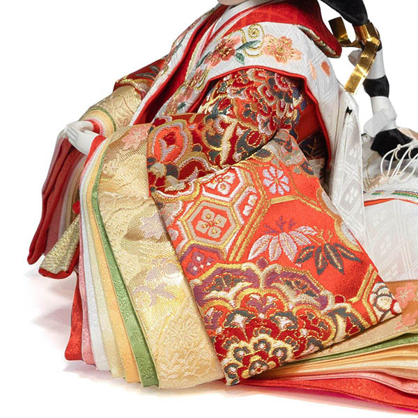 吉徳　 雛人形　十番親王 三五官女 五人飾り 御雛　詳細画像