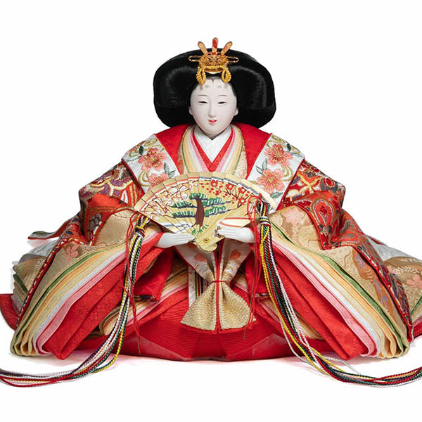 吉徳　 雛人形　十番親王 三五官女 五人飾り 御雛　詳細画像