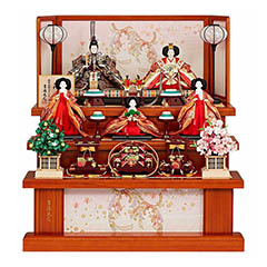 雛人形: 十番親王 三五官女 五人飾り 御雛 【482D60362】