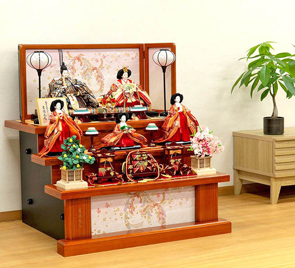 吉徳　 雛人形　十番親王 三五官女 五人飾り 御雛　詳細画像