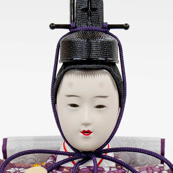 吉徳　 雛人形　ガラスケース入り 小三五親王飾り おひなさま　詳細画像