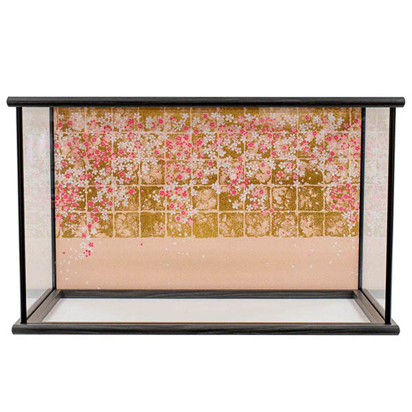 吉徳　 雛人形　ガラスケース入り 小三五親王飾り おひなさま　詳細画像