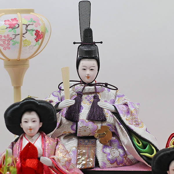 雛人形 吉徳 ケース入り 小芥子親王 柳官女 五人飾り ガラスケース 詳細画像 吉徳 雛人形 ケース入り 小芥子親王 柳官女 五人飾り ガラスケース 詳細画像
