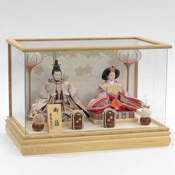 雛人形 吉徳 アクリルケース入り 小三五親王飾り 御雛 詳細画像 吉徳 雛人形 アクリルケース入り 小三五親王飾り 御雛 詳細画像