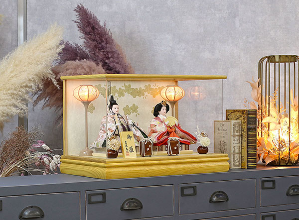 雛人形 吉徳 アクリルケース入り 小三五親王飾り 御雛 詳細画像 吉徳 雛人形 アクリルケース入り 小三五親王飾り 御雛 詳細画像