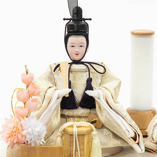 雛人形 吉徳 円形 丸形 アクリルケース入り 芥子親王飾り 詳細画像 吉徳 雛人形 円形 丸形 アクリルケース入り 芥子親王飾り 詳細画像