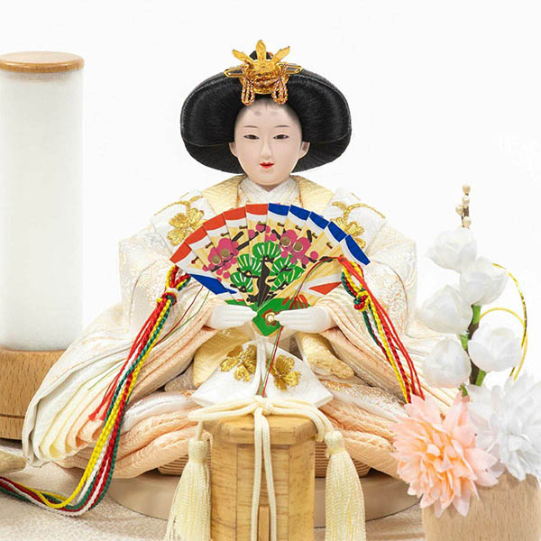 雛人形 吉徳 円形 丸形 アクリルケース入り 芥子親王飾り 詳細画像 吉徳 雛人形 円形 丸形 アクリルケース入り 芥子親王飾り 詳細画像