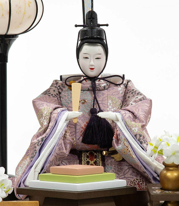 吉徳　 雛人形　アクリルケース入り 小三五親王飾り　詳細画像