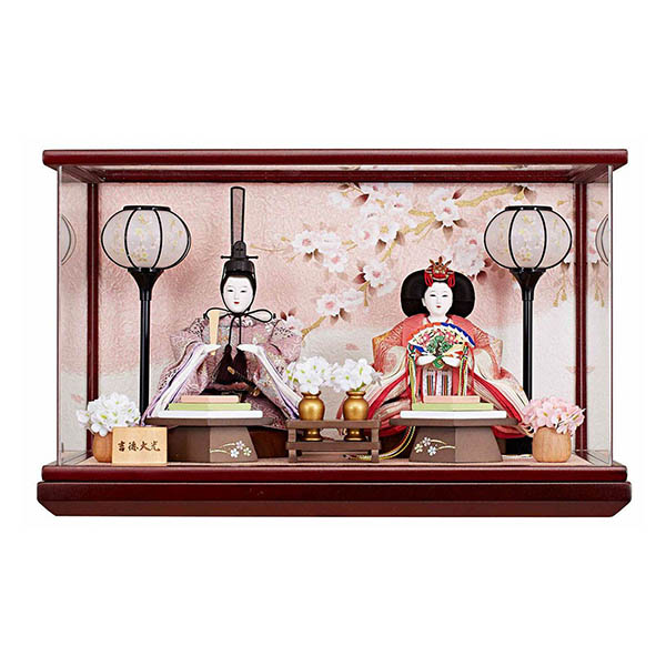 アクリルケース入り 小三五親王飾り 【517K22362】