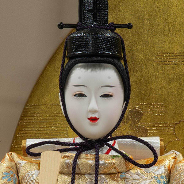 吉徳　 雛人形　アクリルケース入り 小三五親王飾り　詳細画像