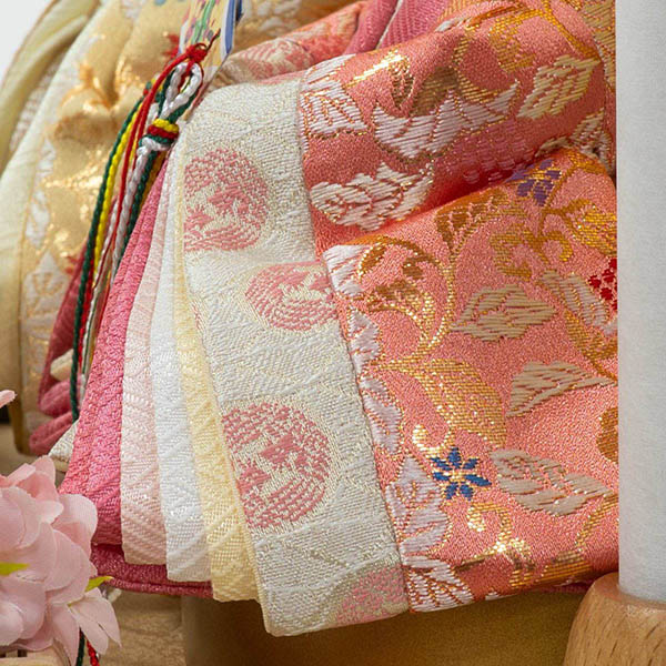 吉徳　 雛人形　アクリルケース入り 小三五親王飾り　詳細画像