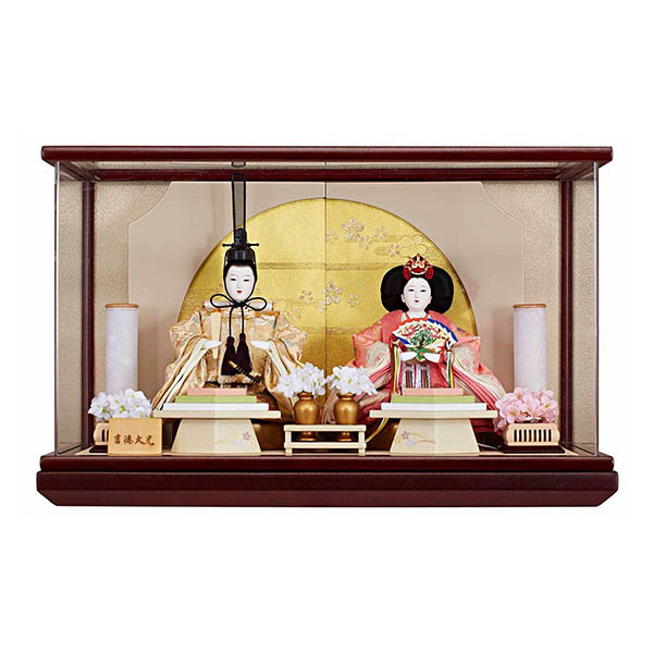 アクリルケース入り 小三五親王飾り 【717K22362】