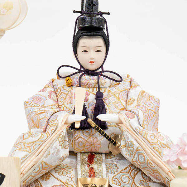 吉徳　 雛人形　アクリルケース入り 小三五 親王飾り 御雛　詳細画像