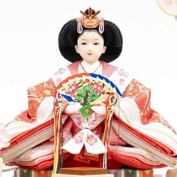 吉徳　 雛人形　アクリルケース入り 小三五 親王飾り 御雛　詳細画像