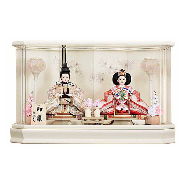 アクリルケース入り 小三五 親王飾り 御雛 【929K22362】